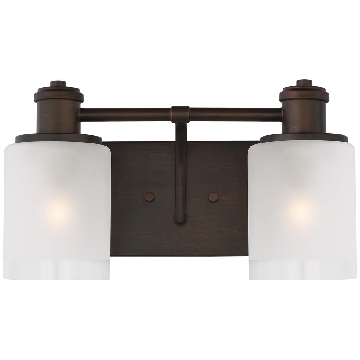 Sea Gull Lighting Norwood 2-Light Wall/Bath Sconce with Bulb