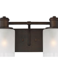 Sea Gull Lighting Norwood 2-Light Wall/Bath Sconce with Bulb