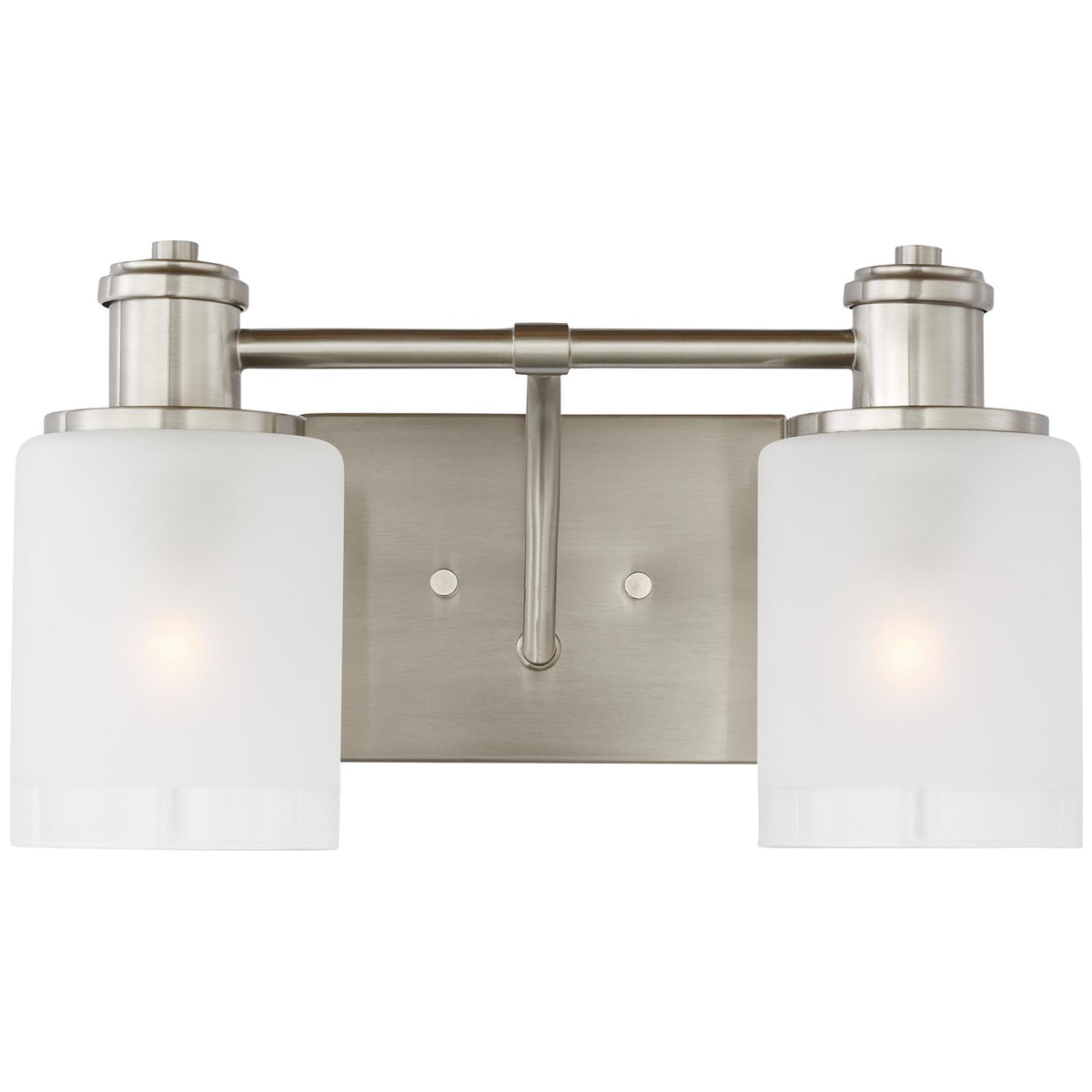 Sea Gull Lighting Norwood 2-Light Wall/Bath Sconce with Bulb