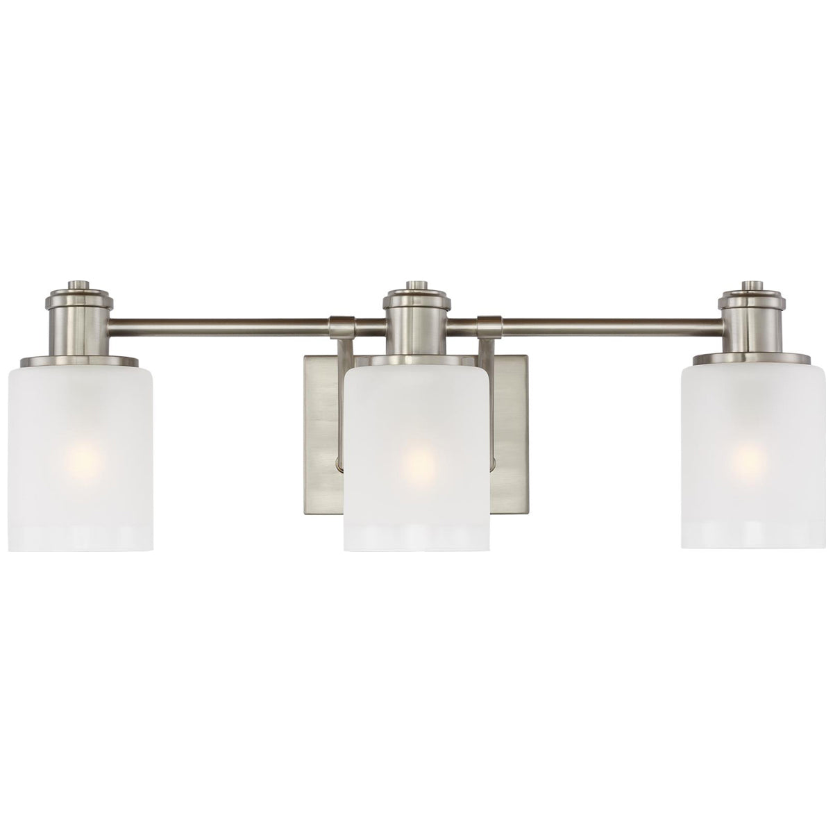 Sea Gull Lighting Norwood 3-Light Wall/Bath Sconce with Bulb