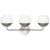 Sea Gull Lighting Alvin 3-Light Wall/Bath Sconce