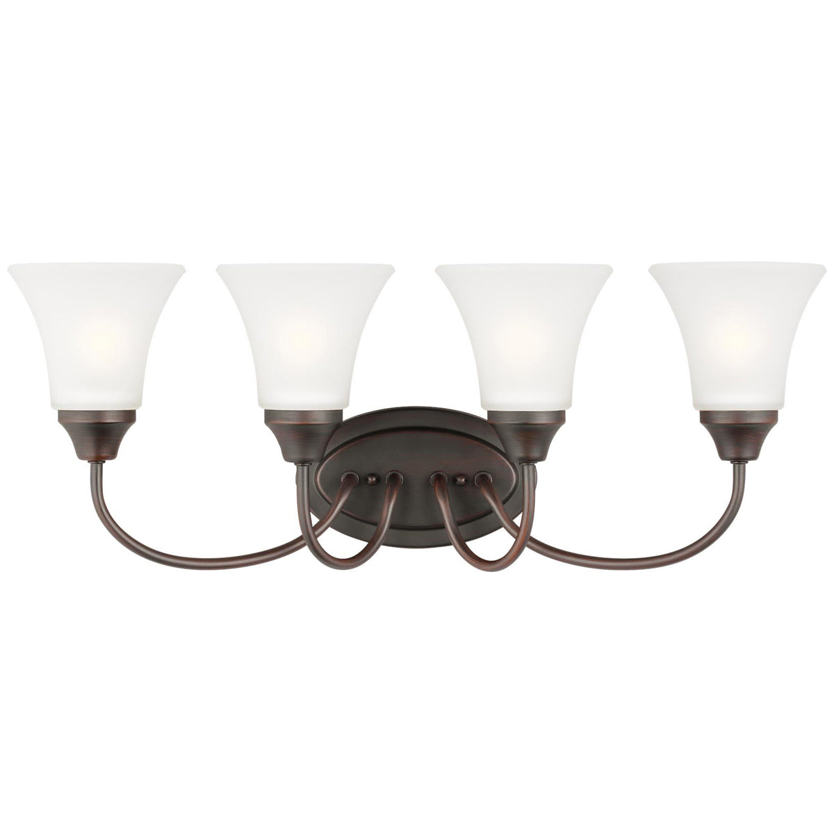 Sea Gull Lighting Holman 4-Light Wall/Bath Sconce with Bulb