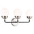 Sea Gull Lighting Cafe 3-Light Wall/Bath Sconce without Bulb