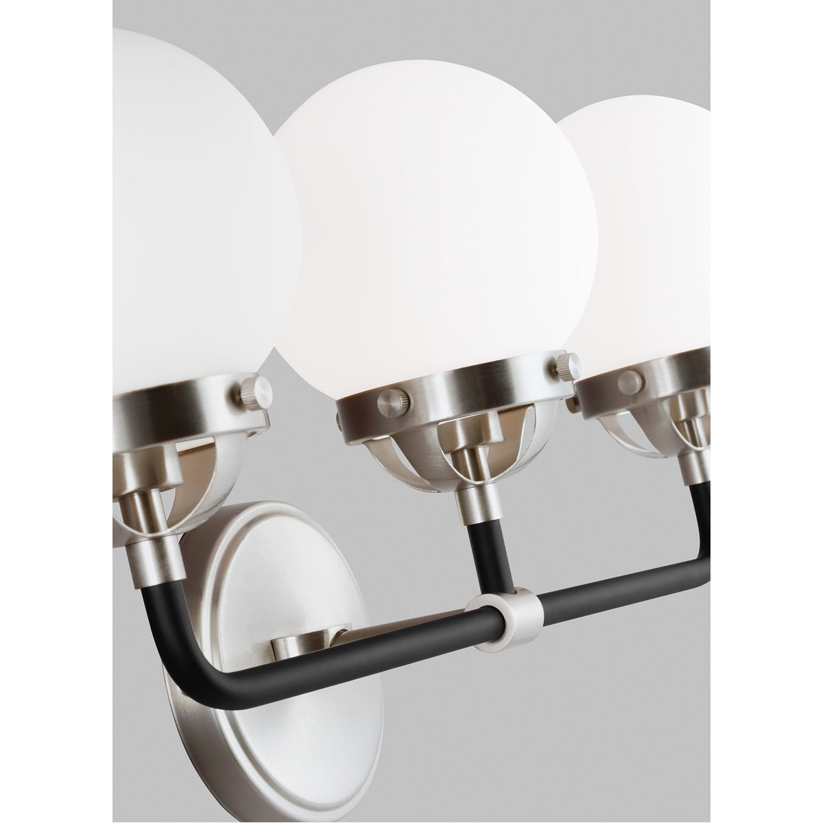 Sea Gull Lighting Cafe 3-Light Wall/Bath Sconce with Bulb