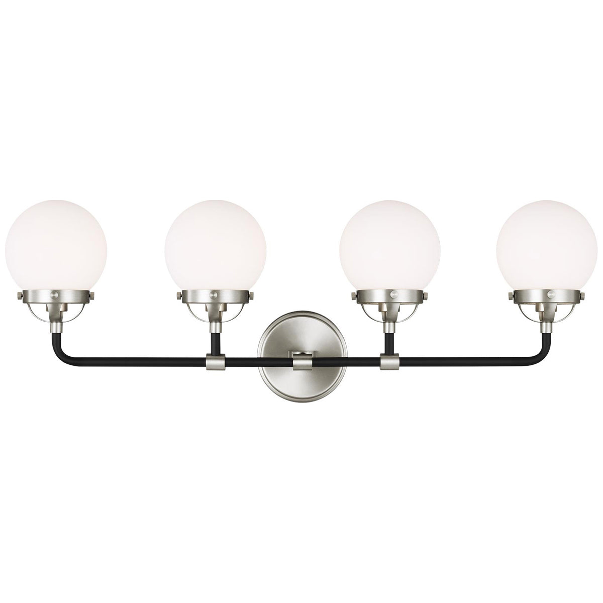 Sea Gull Lighting Cafe 4-Light Wall/Bath Sconce without Bulb