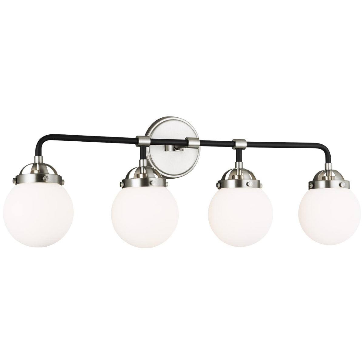 Sea Gull Lighting Cafe 4-Light Wall/Bath Sconce without Bulb