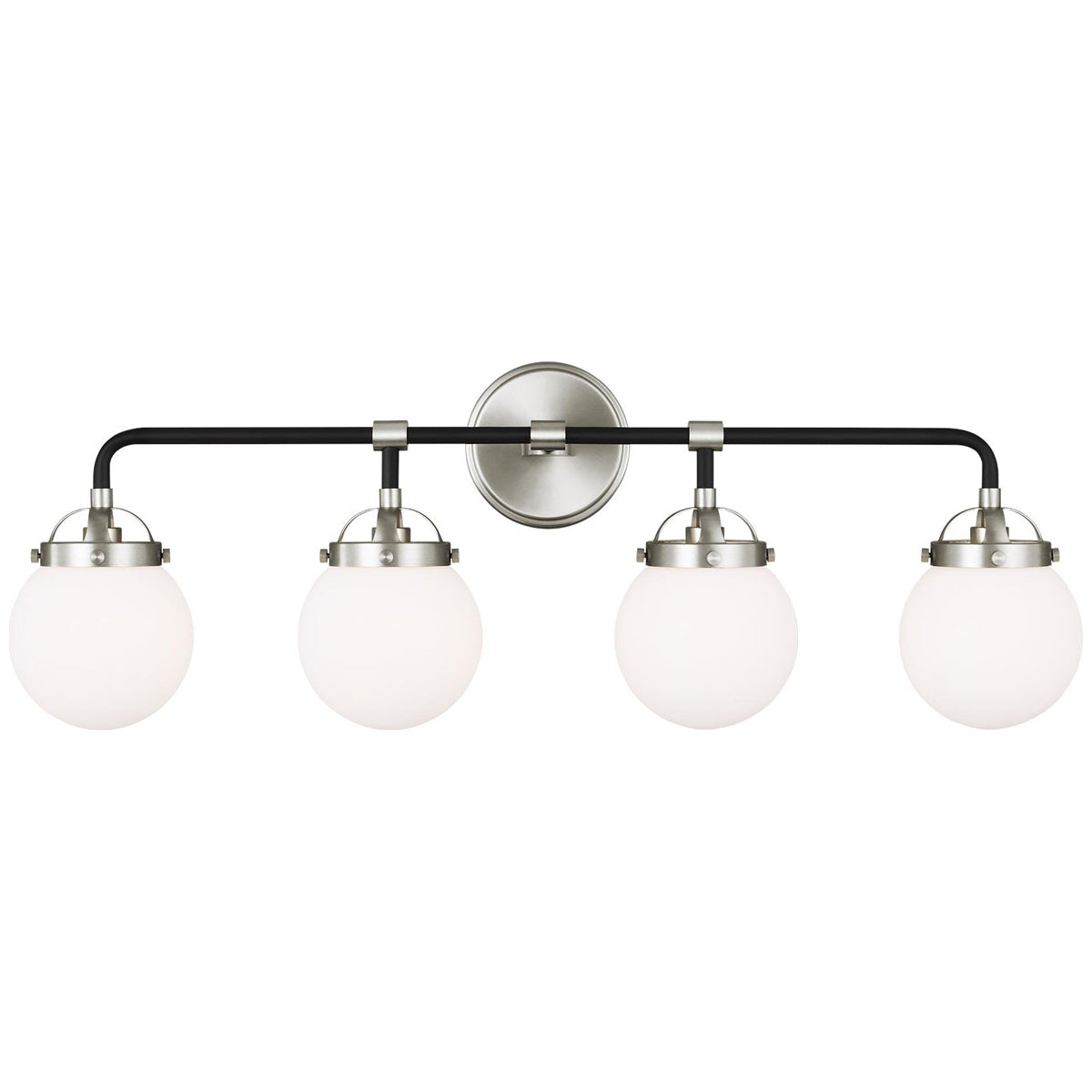 Sea Gull Lighting Cafe 4-Light Wall/Bath Sconce without Bulb