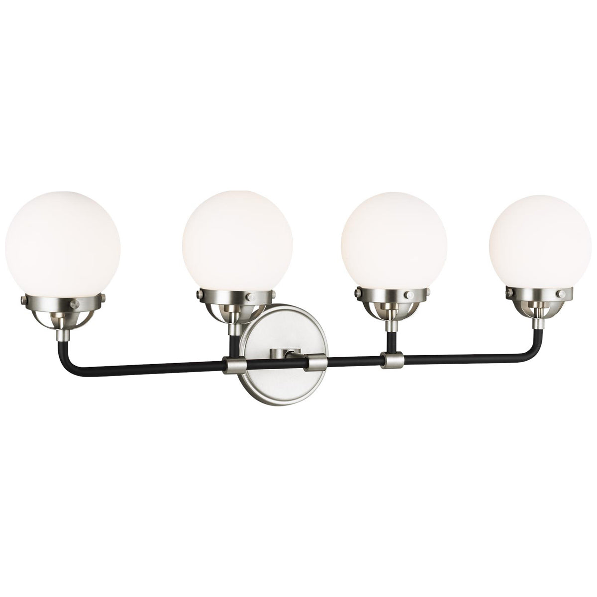 Sea Gull Lighting Cafe 4-Light Wall/Bath Sconce with Bulb