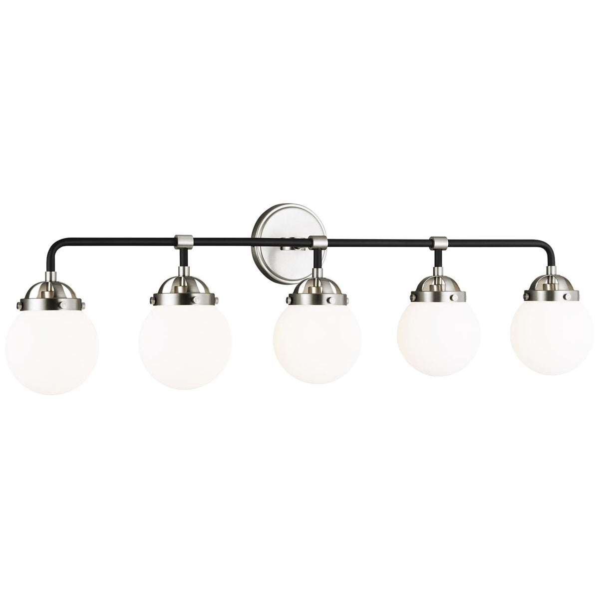 Sea Gull Lighting Cafe 5-Light Wall/Bath Sconce without Bulb