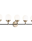 Sea Gull Lighting Cafe 5-Light Wall/Bath Sconce with Bulb