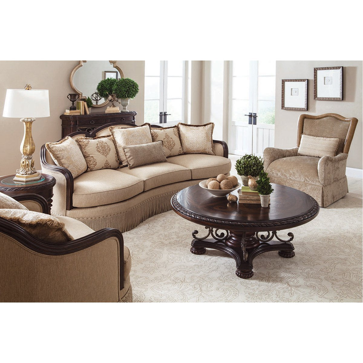 A.R.T. Furniture Giovanna Golden Quartz Sofa