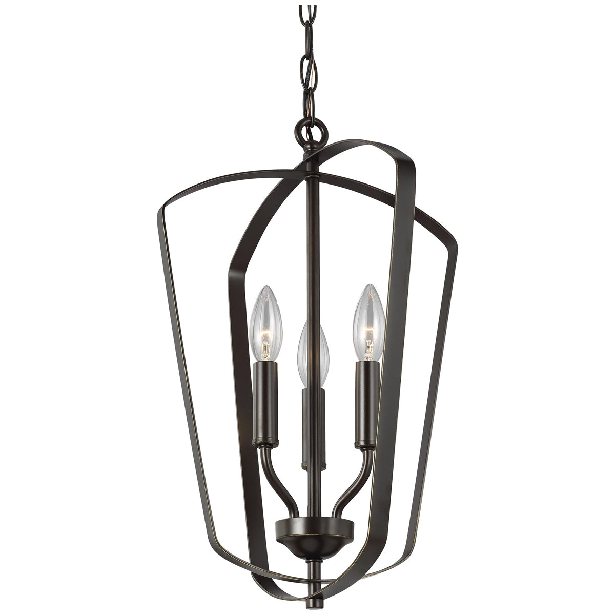 Sea Gull Lighting Romee Small 3-Light Hall/Foyer Pendant with Bulb