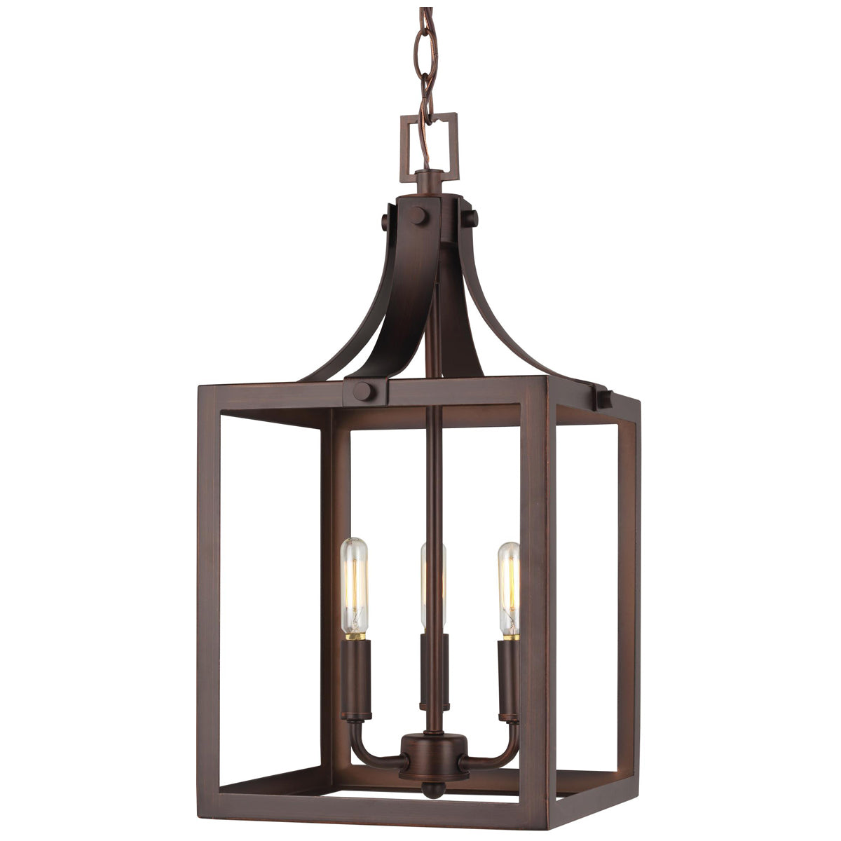 Sea Gull Lighting Labette 3-Light Hall/Foyer Pendant with Bulb