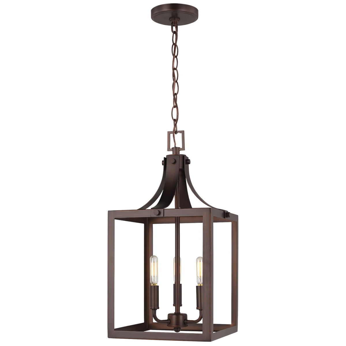 Sea Gull Lighting Labette 3-Light Hall/Foyer Pendant with Bulb