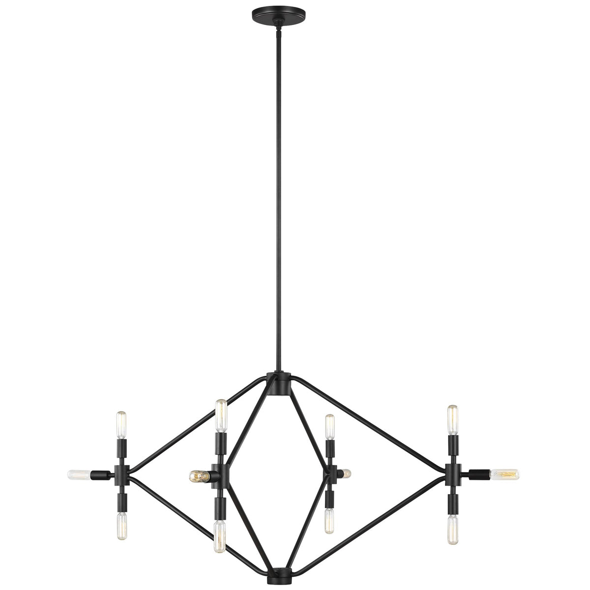 Sea Gull Lighting Wyn 12-Light Chandelier with Bulb