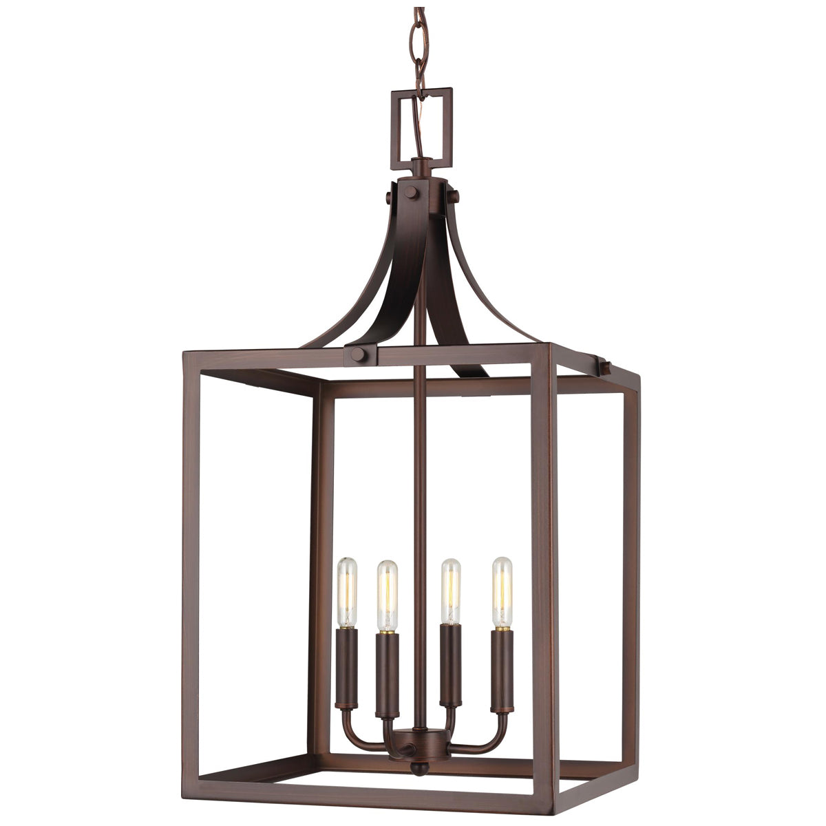 Sea Gull Lighting Labette Large 4-Light Hall/Foyer Pendant with Bulb