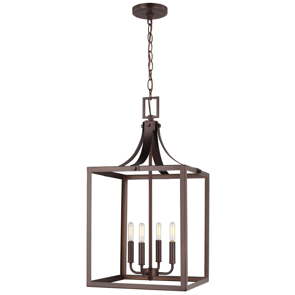 Sea Gull Lighting Labette Large 4-Light Hall/Foyer Pendant with Bulb