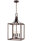 Sea Gull Lighting Labette Large 4-Light Hall/Foyer Pendant with Bulb