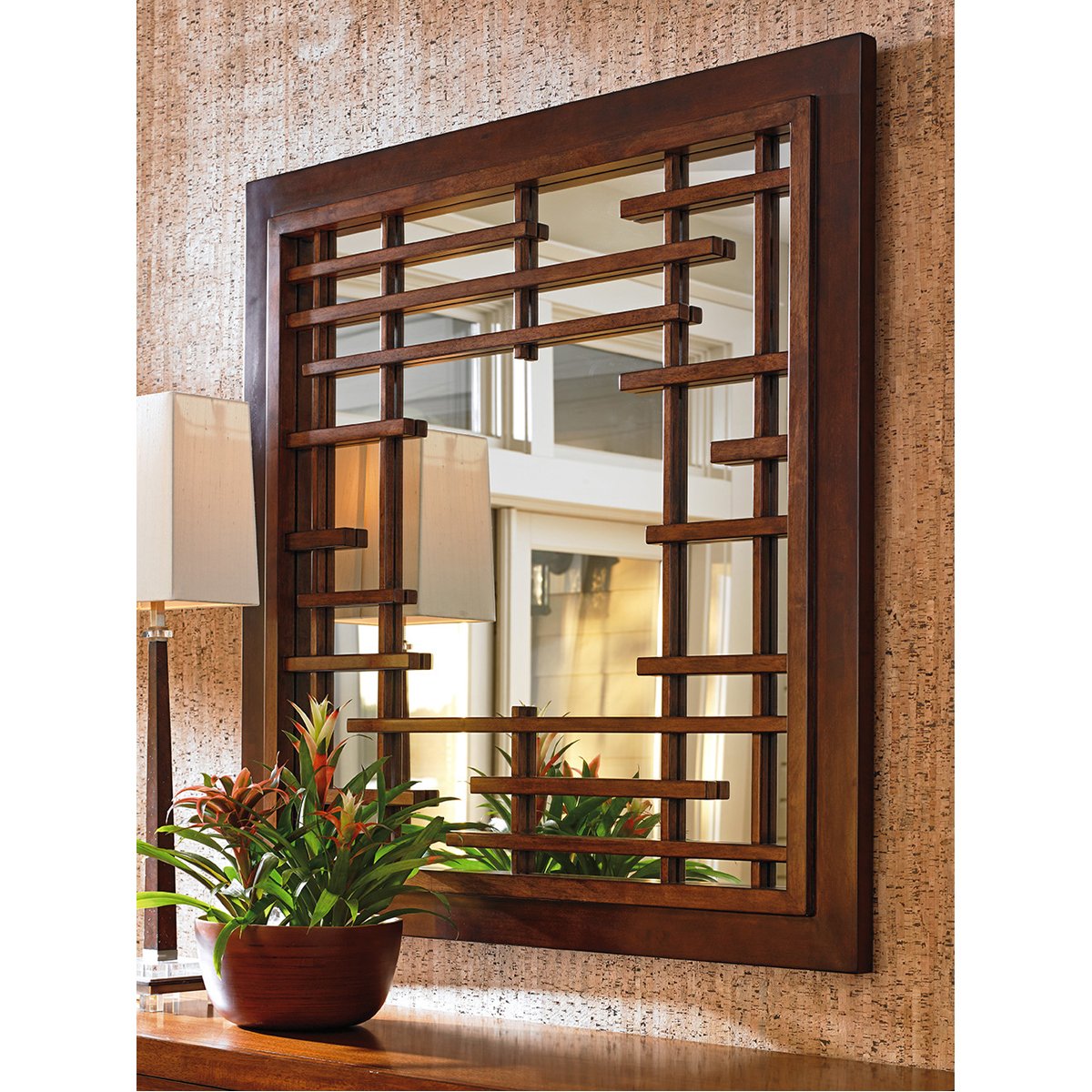 Tommy Bahama Island Fusion Mikasa Square Mirror