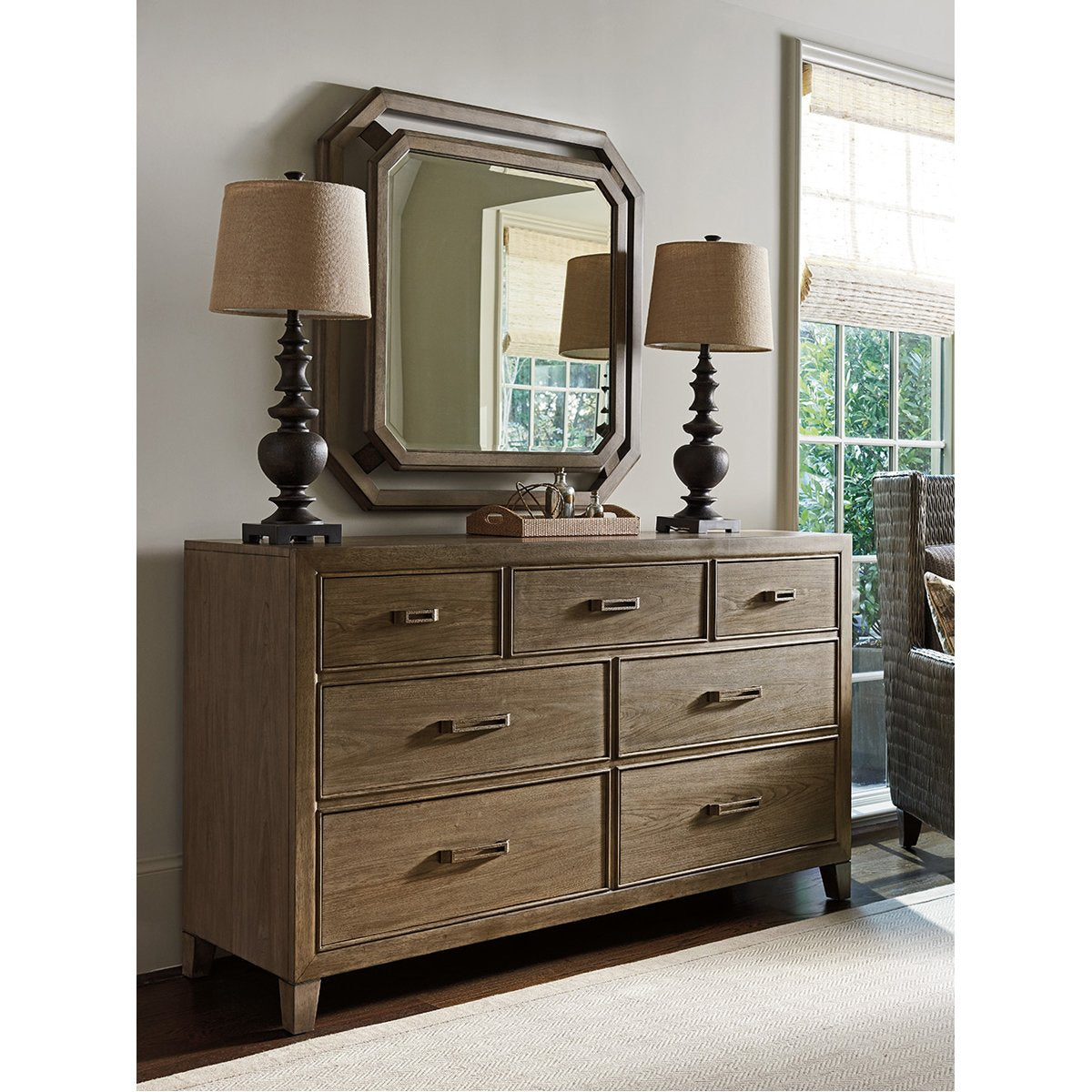 Tommy Bahama Cypress Point Callan Square Mirror