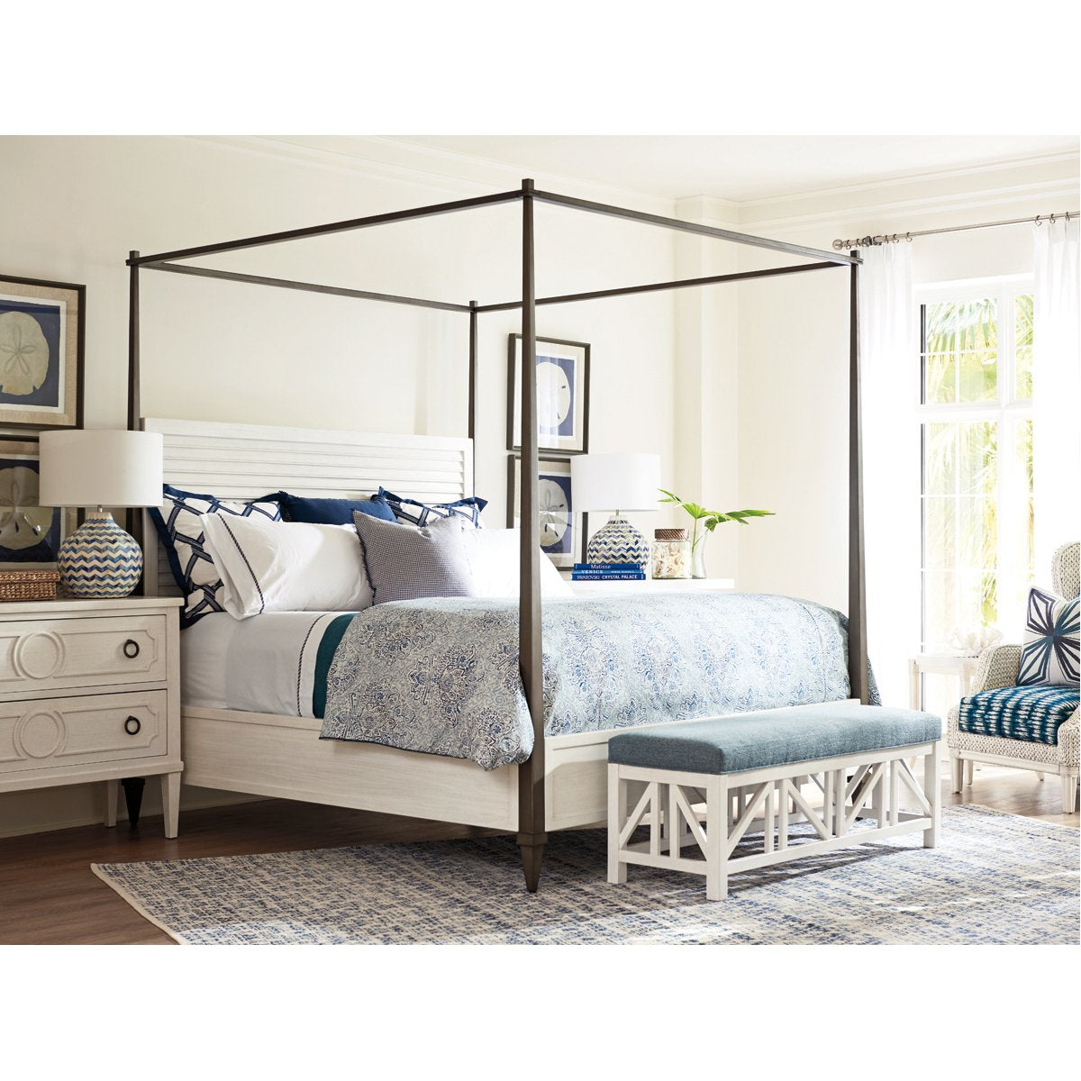 Tommy Bahama Ocean Breeze Coral Gables Poster Bed