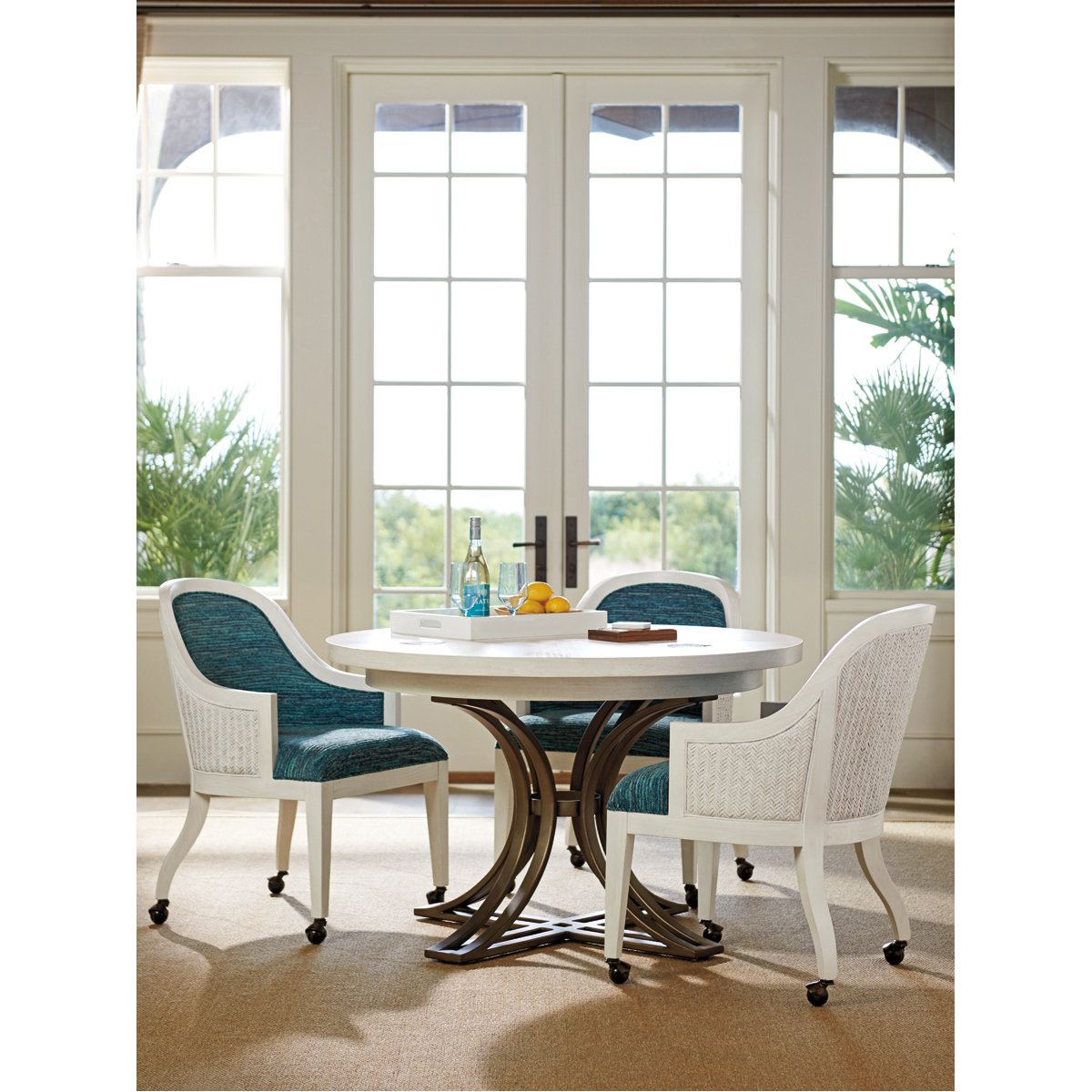 Tommy Bahama Ocean Breeze Marsh Creek Round Dining Table