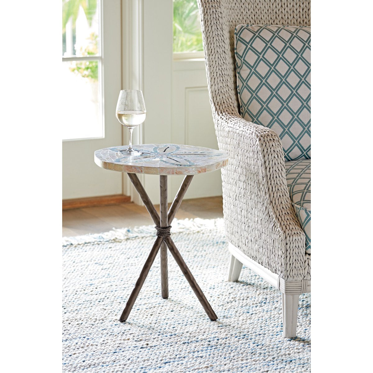 Tommy Bahama Ocean Breeze Sand Dollar End Table