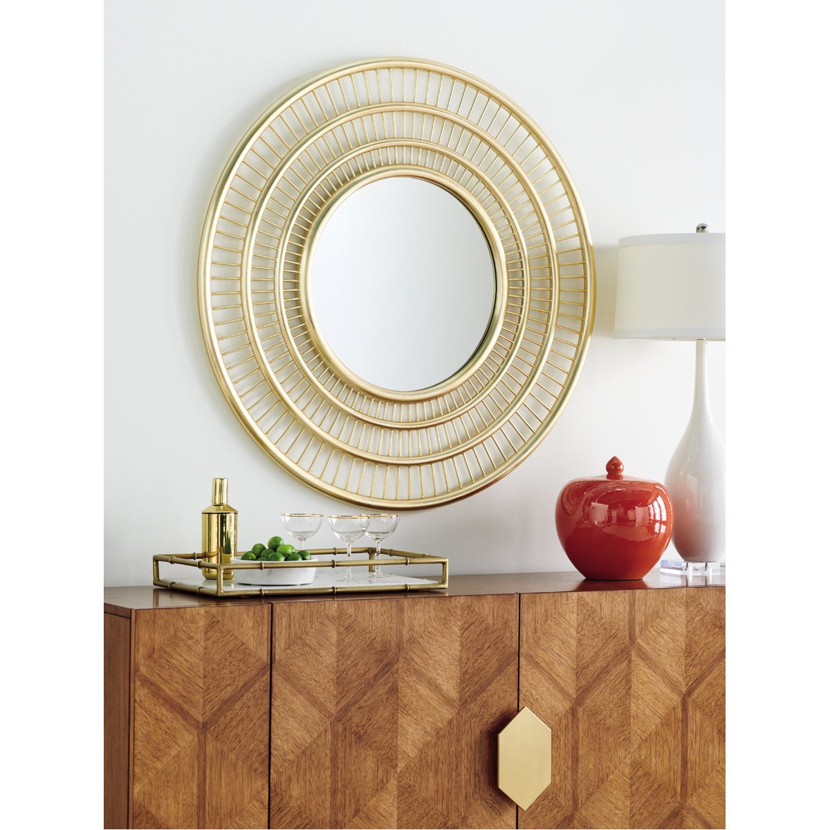 Tommy Bahama Palm Desert Ambrose Round Mirror