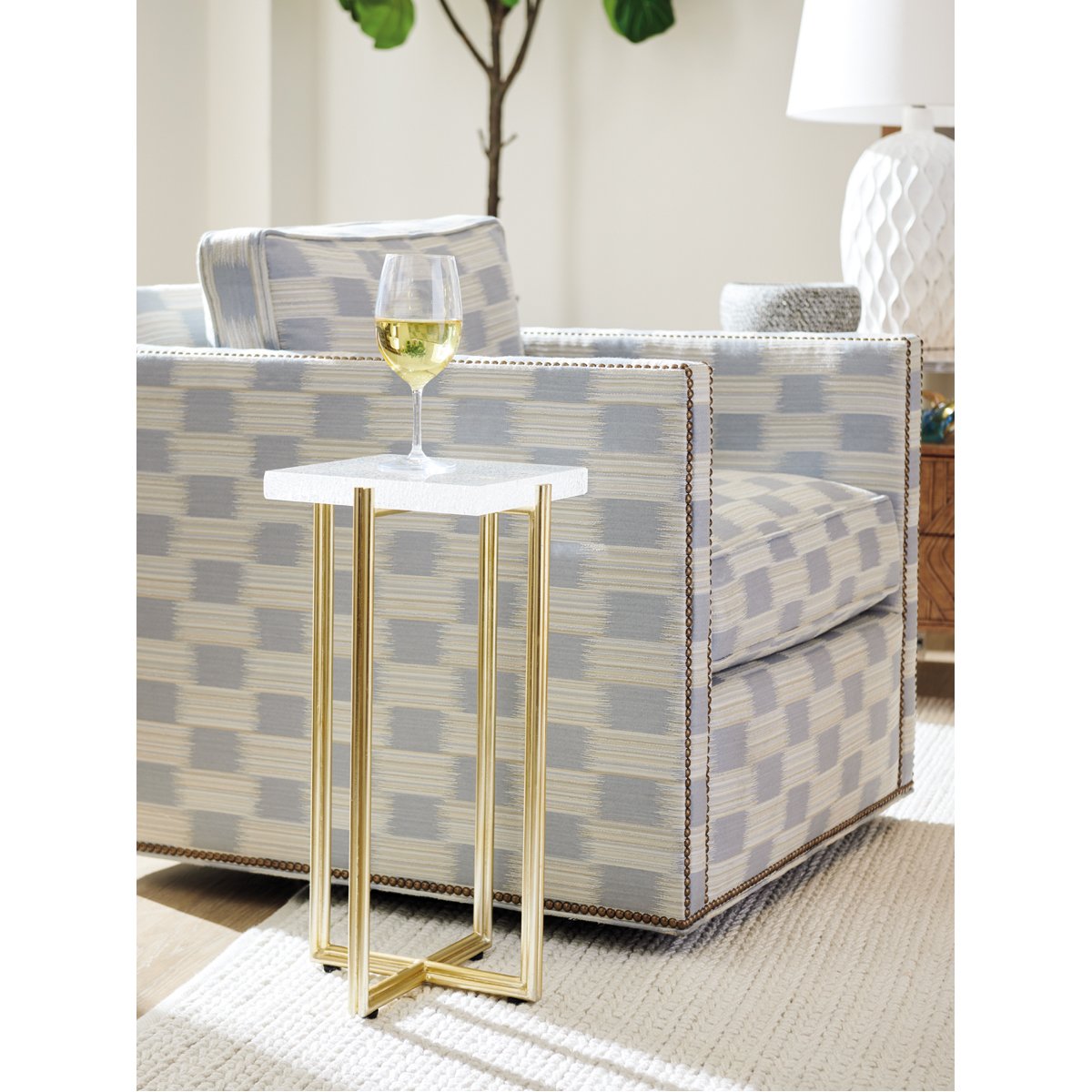 Tommy Bahama Palm Desert Ashlyn Acrylic Accent Table