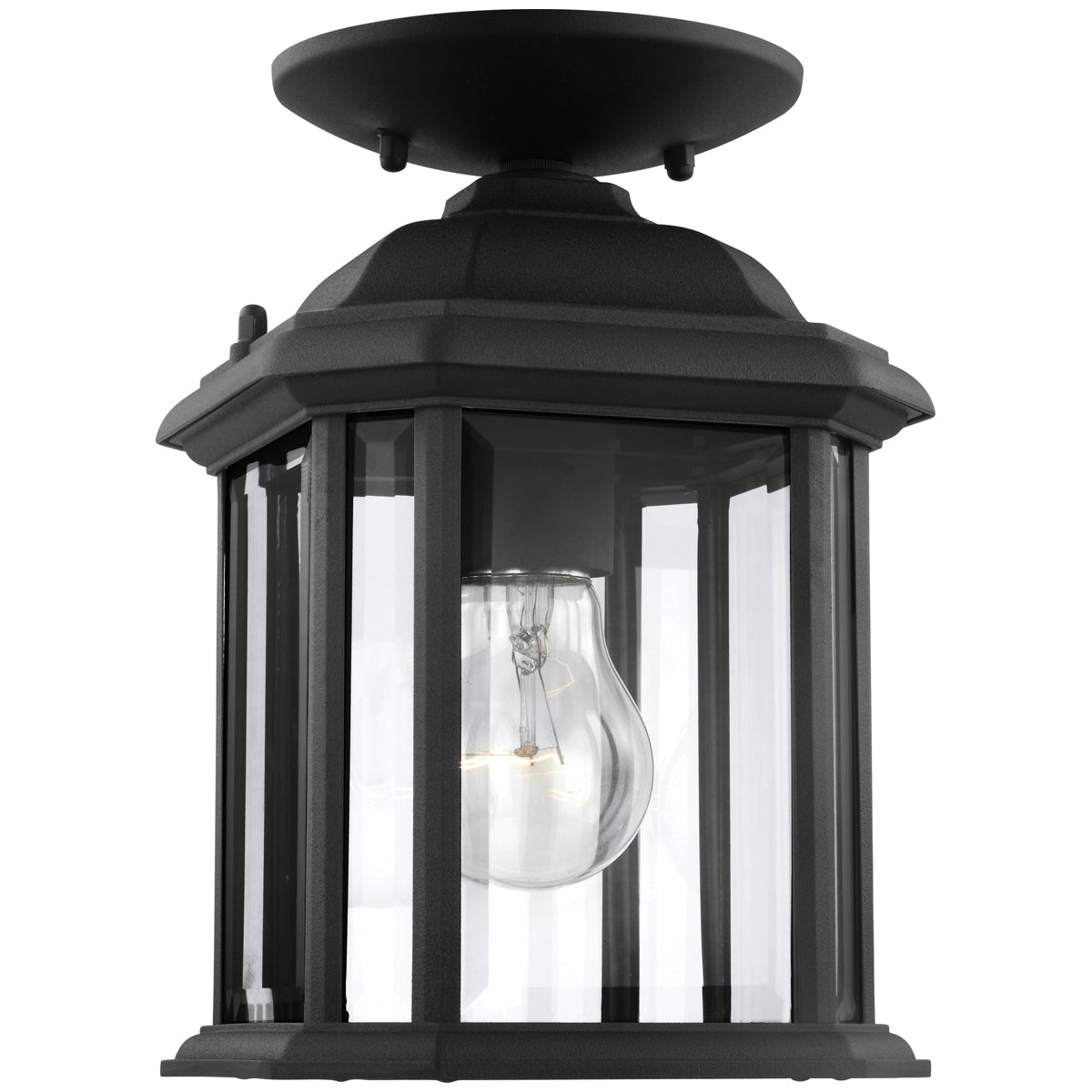 Sea Gull Lighting Kent 1-Light Outdoor Semi-Flush Pendant