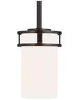 Sea Gull Lighting Robie 1-Light Mini-Pendant with Bulb