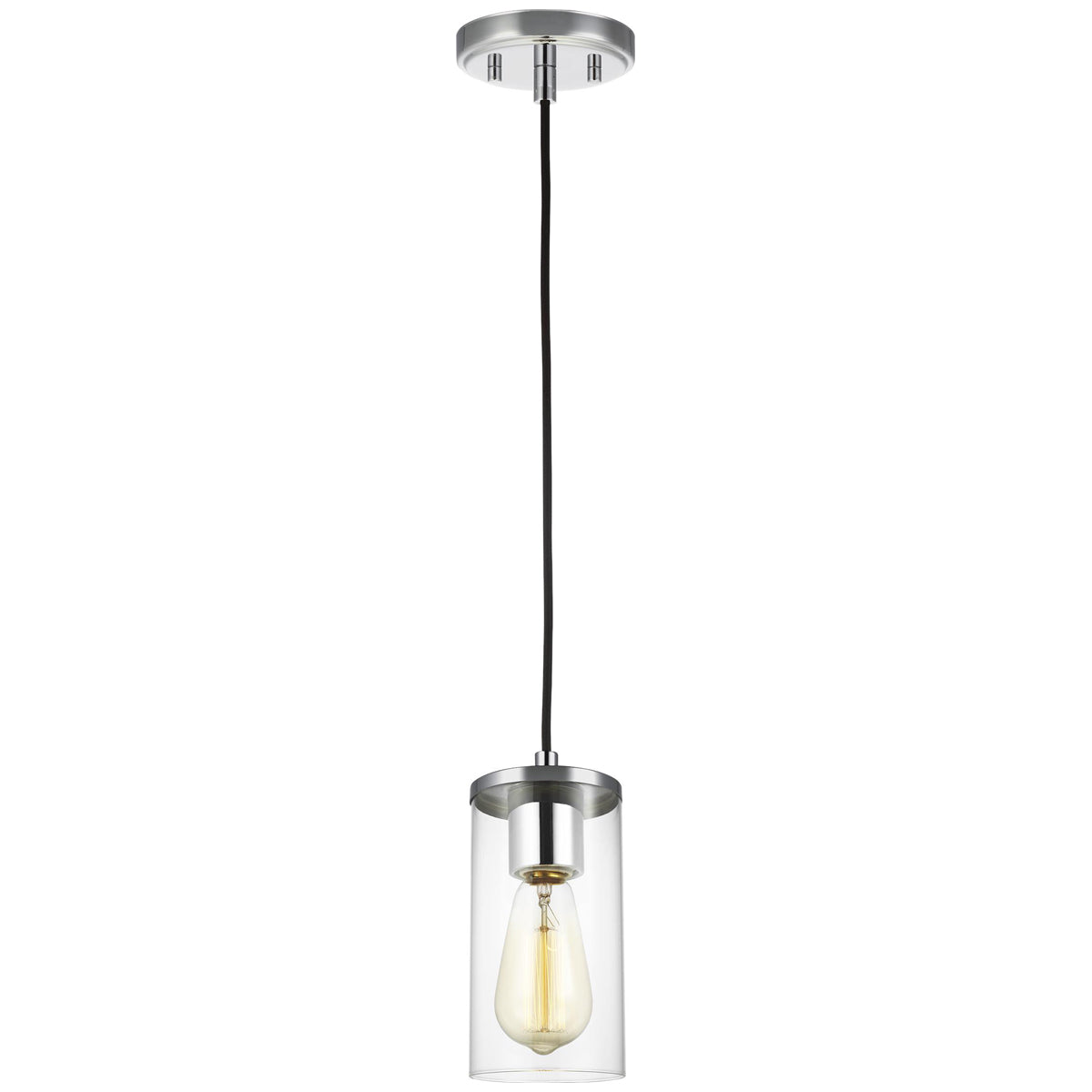 Sea Gull Lighting Zire 1-Light Mini-Pendant with Bulb