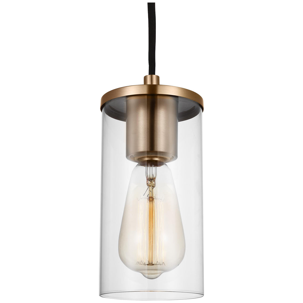 Sea Gull Lighting Zire 1-Light Mini-Pendant with Bulb