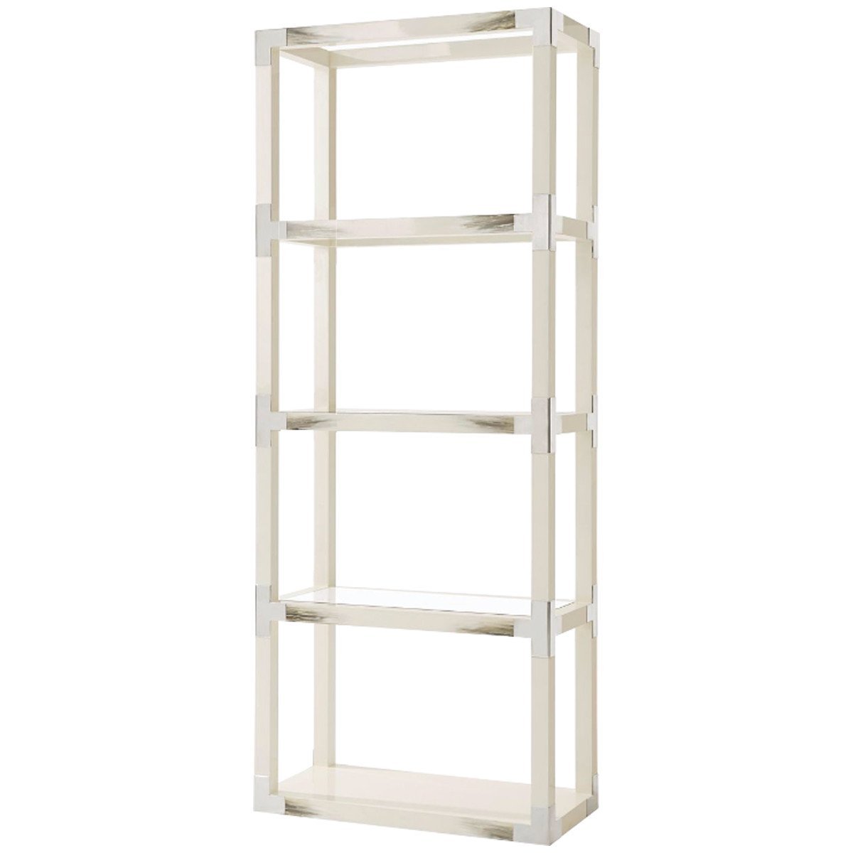 Theodore Alexander Cutting Edge Longhorn White Etagere