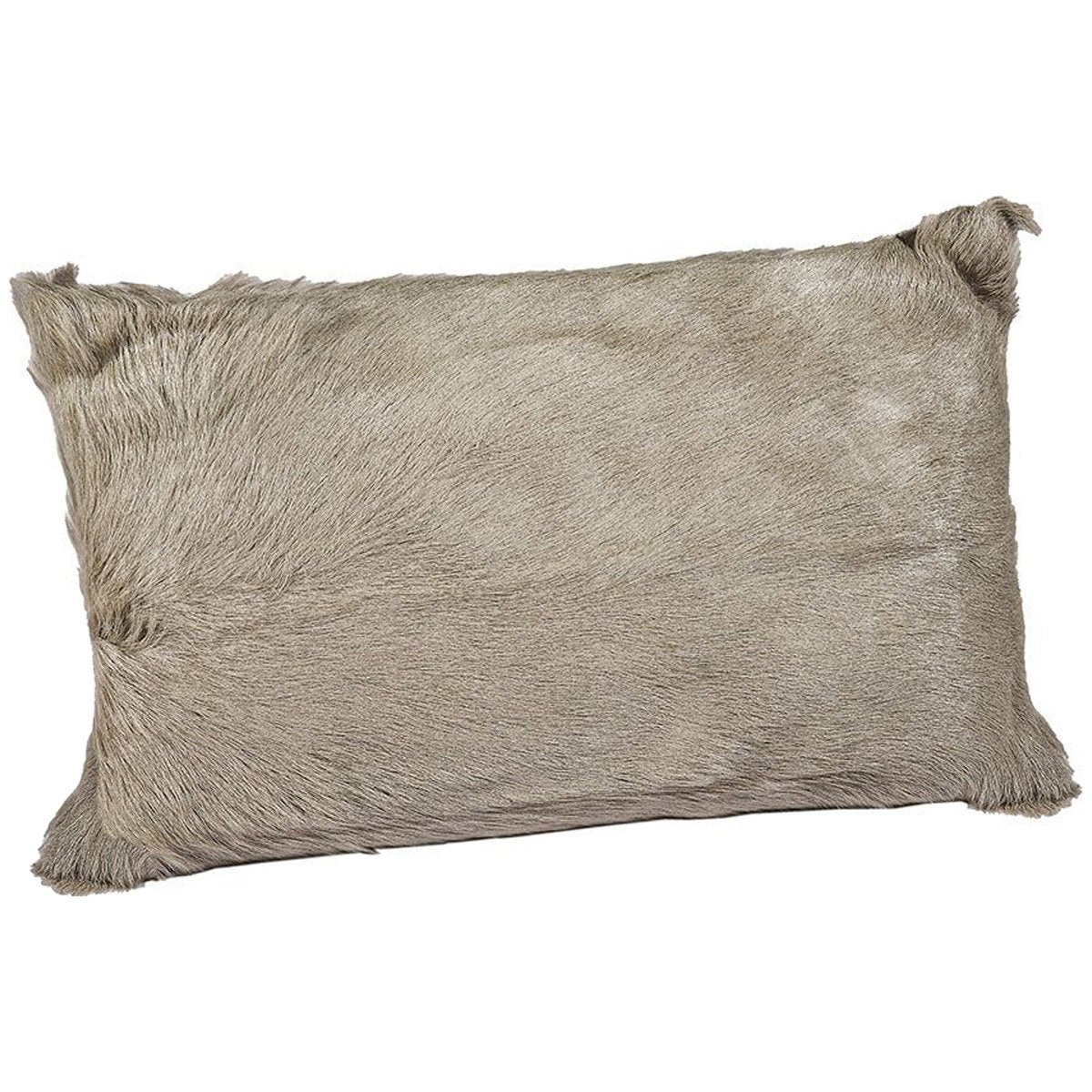 Interlude Home Goat Skin Bolster Pillow