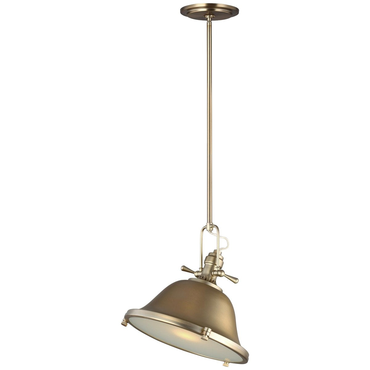 Sea Gull Lighting Stone Street 1-Light Pendant - 9.5W