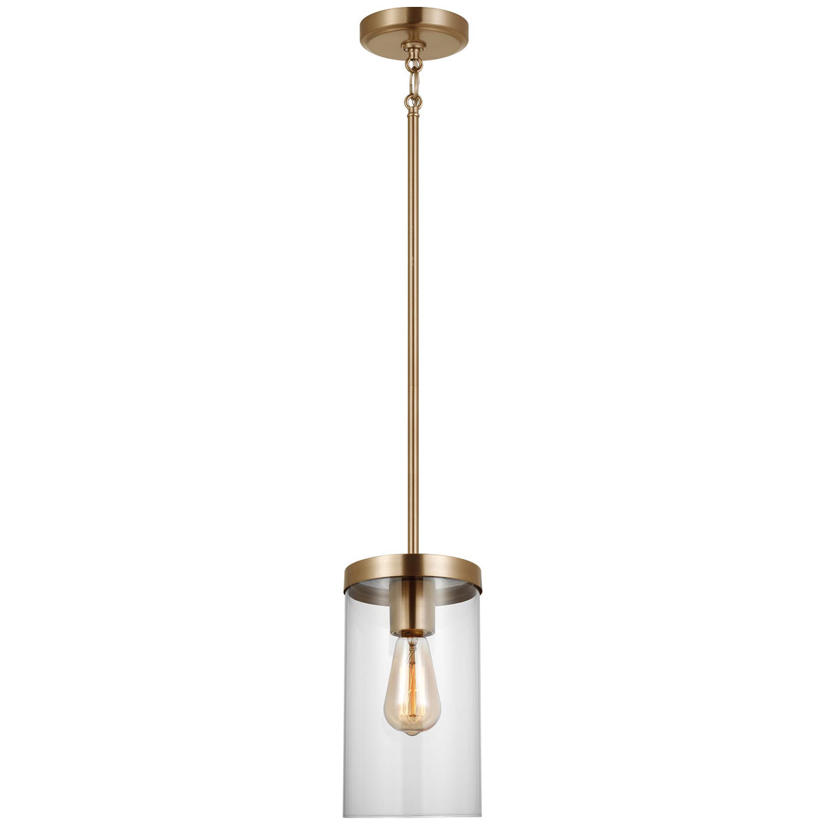 Sea Gull Lighting Zire 1-Light Down Light Pendant with Bulb