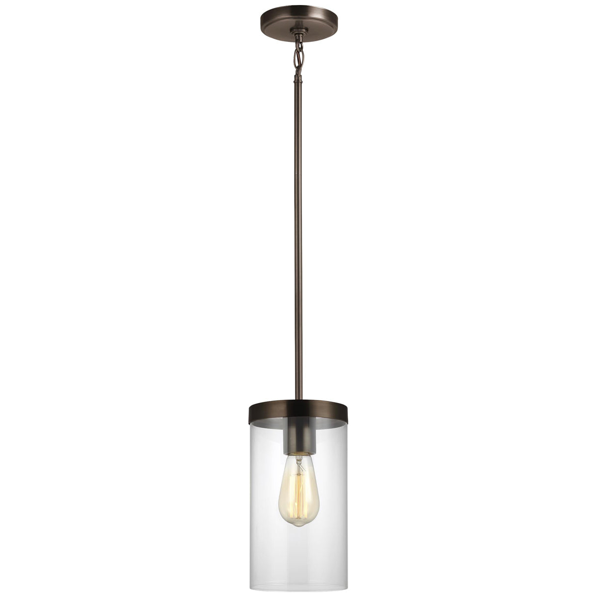 Sea Gull Lighting Zire 1-Light Down Light Pendant with Bulb