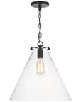 Sea Gull Lighting Kate 1-Light Cone Pendant without Bulb