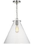 Sea Gull Lighting Kate 1-Light Cone Pendant without Bulb