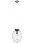 Sea Gull Lighting Leo-Hanging Globe 10" 1-Light Pendant with Bulb