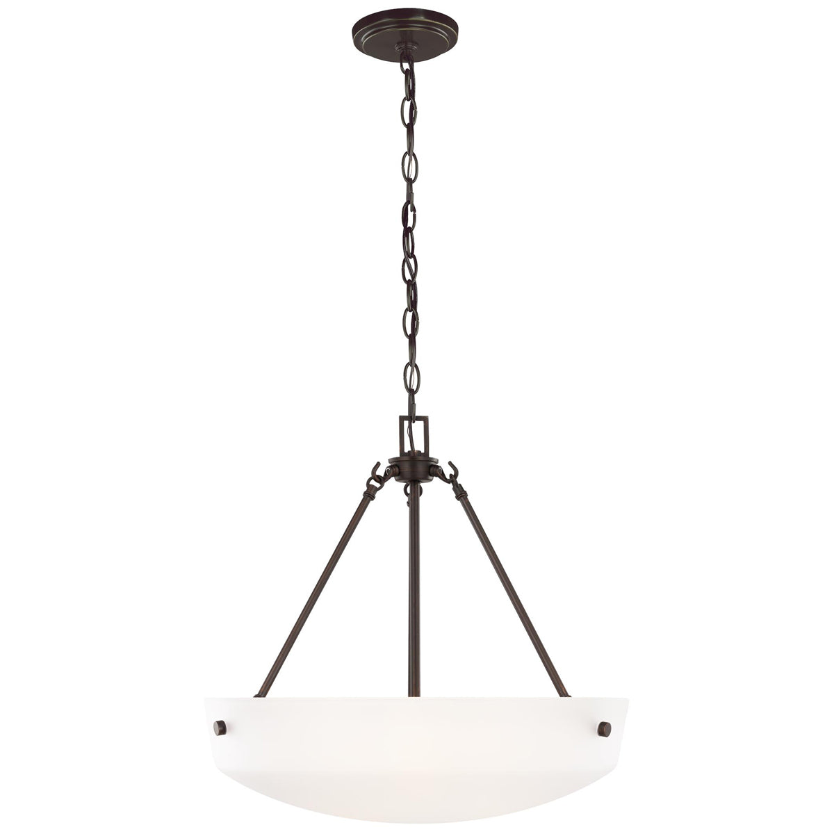 Sea Gull Lighting Kerrville 3-Light Pendant with Bulb