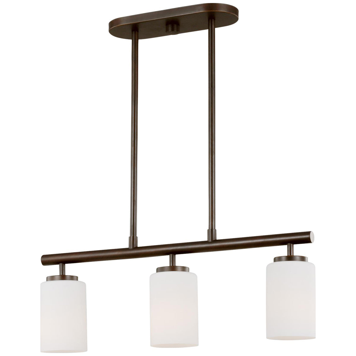 Sea Gull Lighting Oslo 3-Light Island Pendant without Bulb