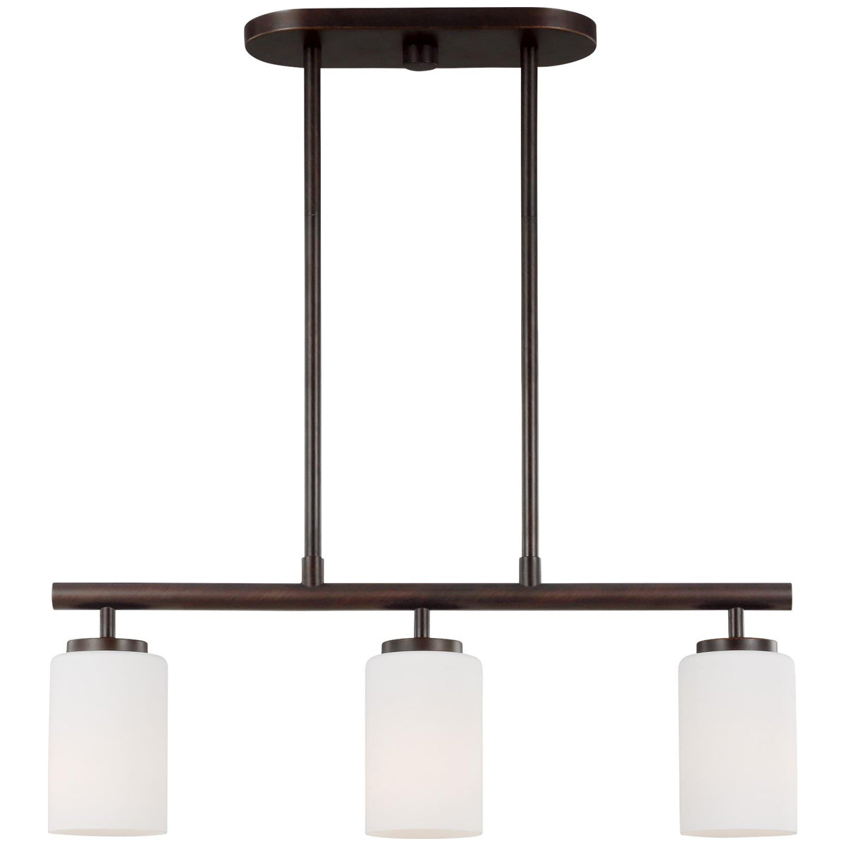 Sea Gull Lighting Oslo 3-Light Island Pendant without Bulb