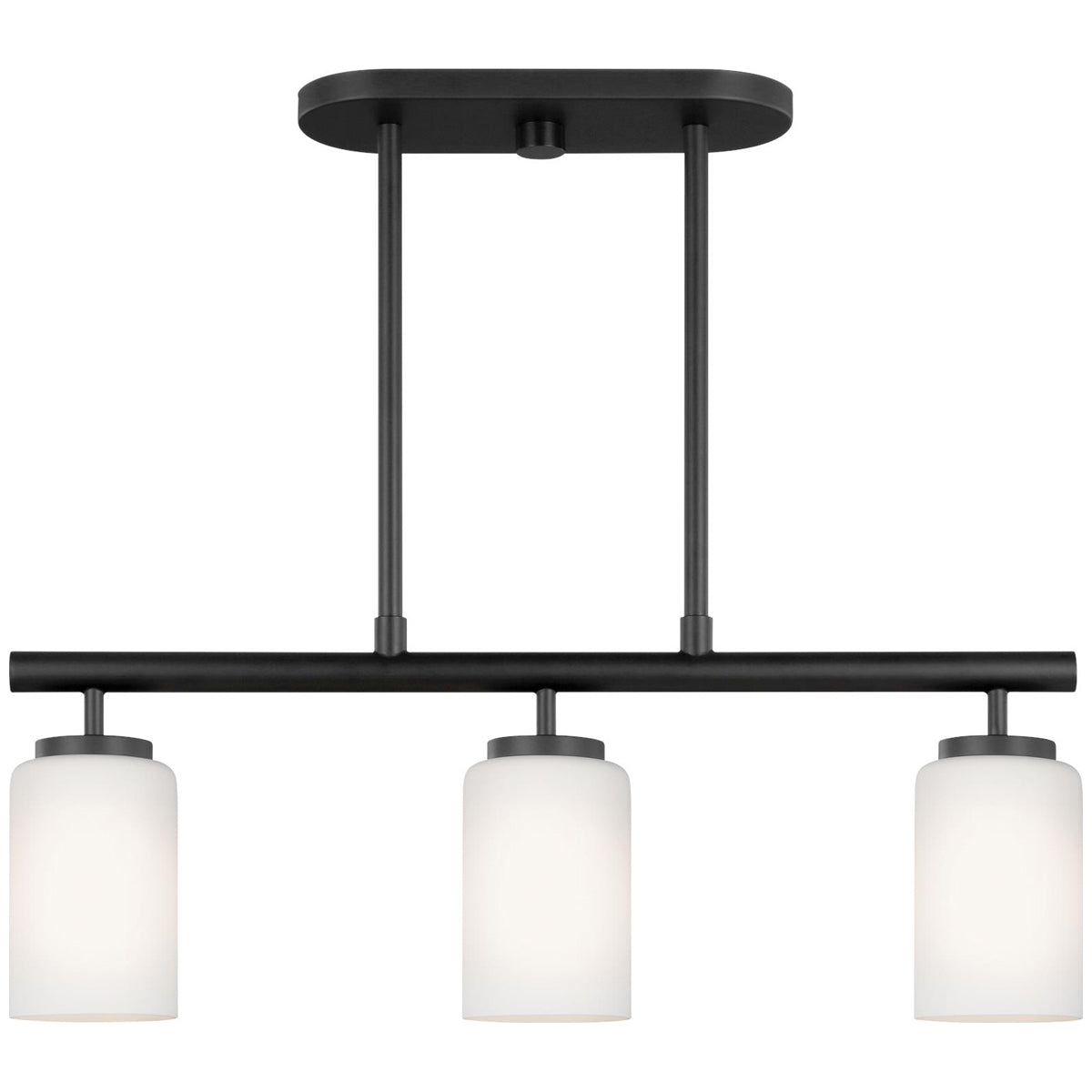 Sea Gull Lighting Oslo 3-Light Island Pendant with Bulb