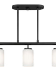 Sea Gull Lighting Oslo 3-Light Island Pendant with Bulb