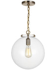 Sea Gull Lighting Kate 1-Light Sphere Pendant without Bulb