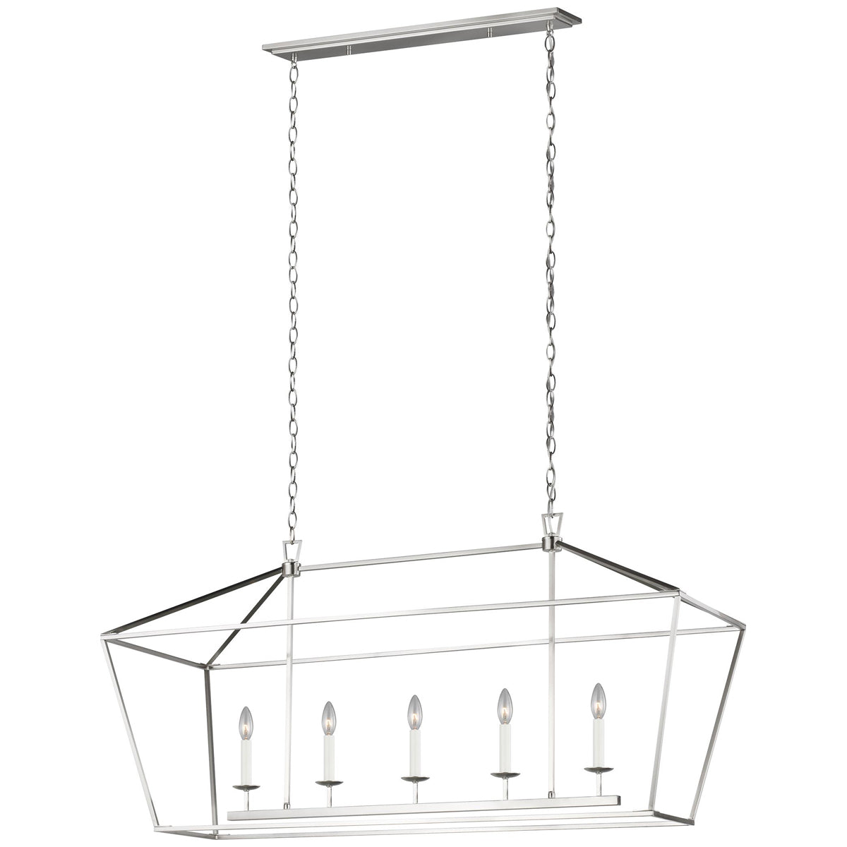 Sea Gull Lighting Dianna 5-Light Medium Linear Chandelier