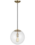 Sea Gull Lighting Leo-Hanging Globe 12" 1-Light Pendant with Bulb