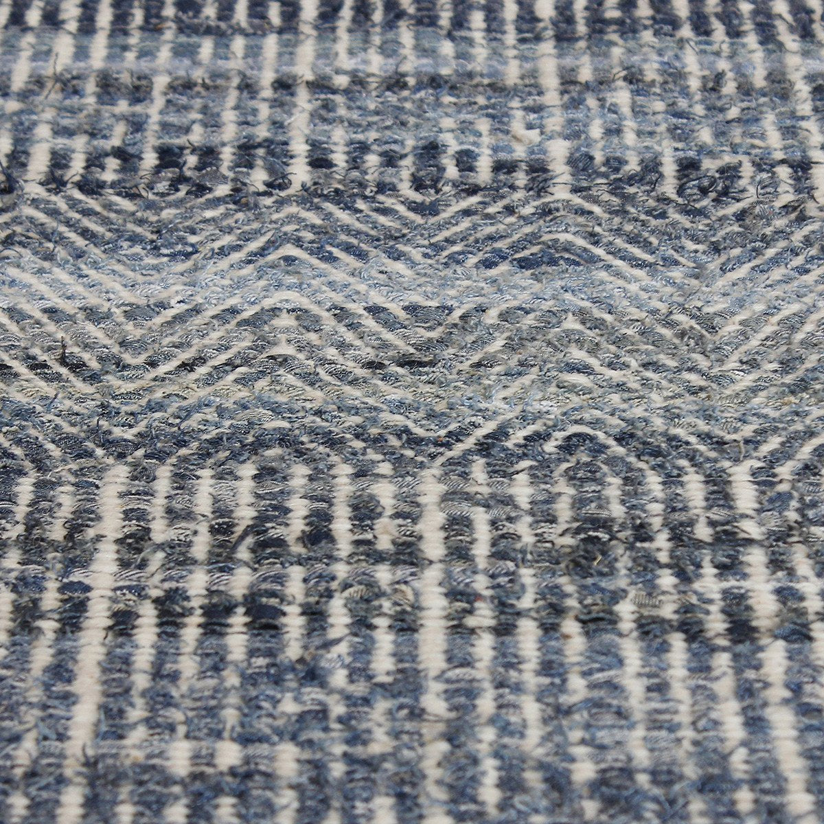 Uttermost Bolivia Blue Wool and Rescued Denim Rug